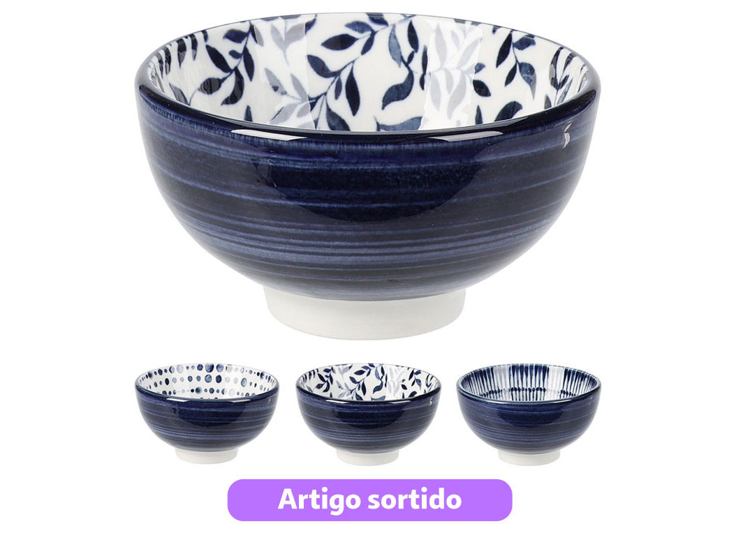 TAÇA DECORADA PORCELANA 9.5CM MODELOS SORTIDOS