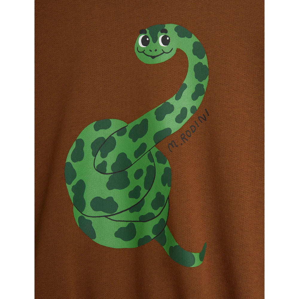 Køb Mini Rodini Brown Snake Sweatshirt