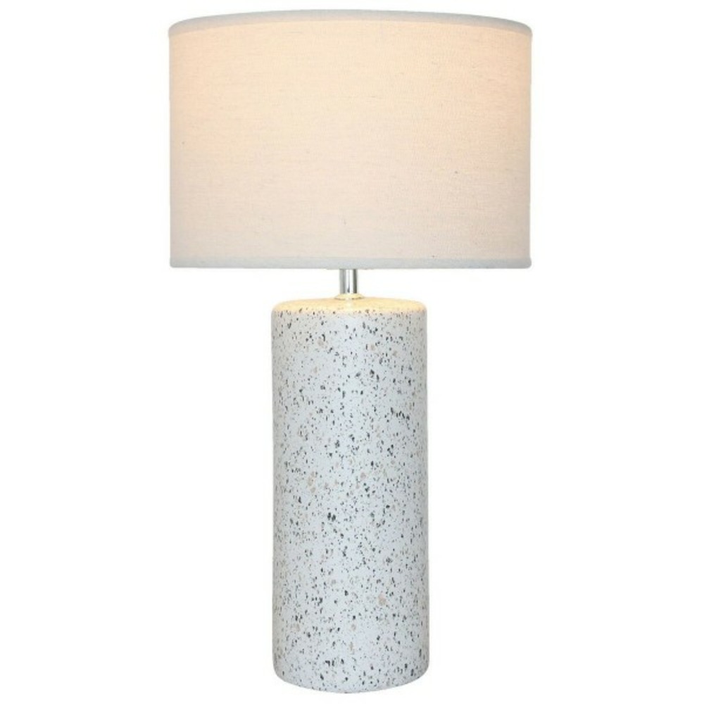 Lampe de bureau 25w lin blanc multicouleur 220 v 50 w dolomite (28 x 28 x 50 cm)
