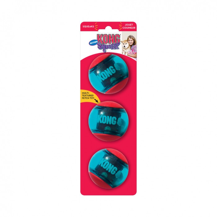 Balle Squeezz Action Ball Red