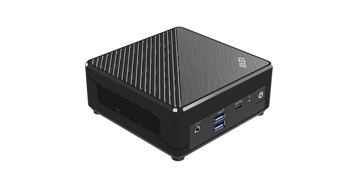 MSICubi N ADL S-078EU pc-systeem  (Zwart | N100 | UHD Graphics | 4 GB | 128 GB SSD)