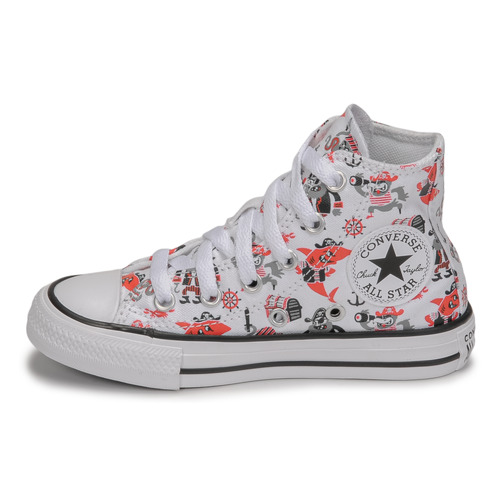 Converse - CHUCK TAYLOR ALL STAR PIRATES COVE HI - Blanc / Rouge