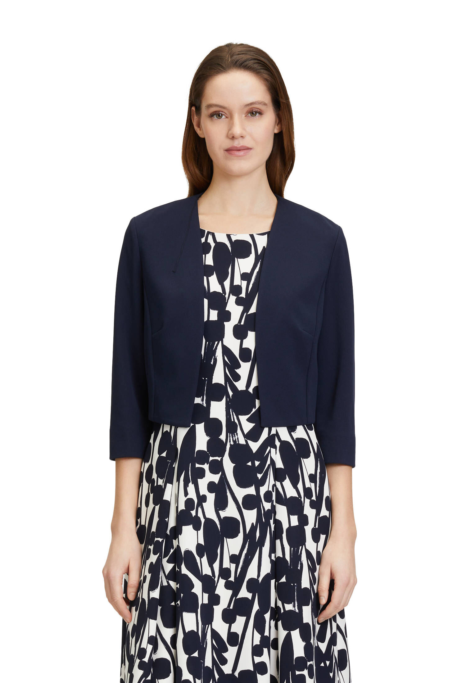 Vera Mont| Damen Blazer-Jacke ohne Verschluss