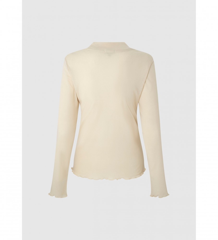 Camiseta bege Charlene da Pepe Jeans