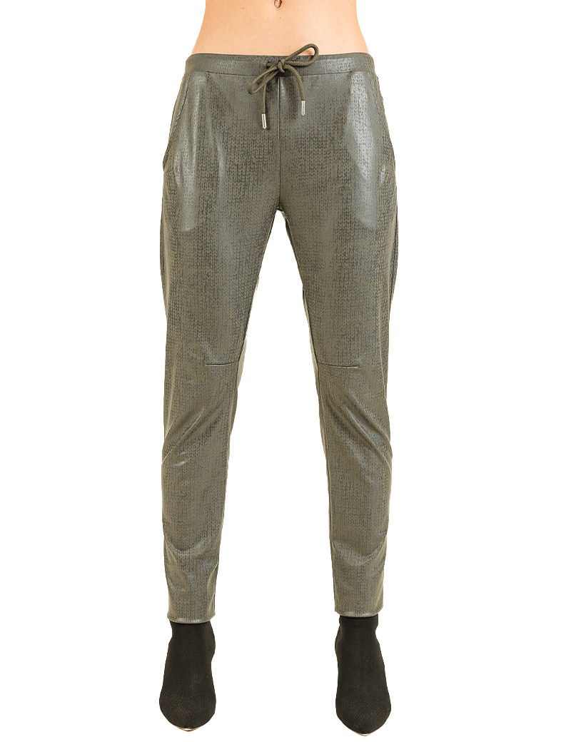 HBT BASICS INSOLITES | CRUZ PRINT PANTALON FEMME KAKI WOOL