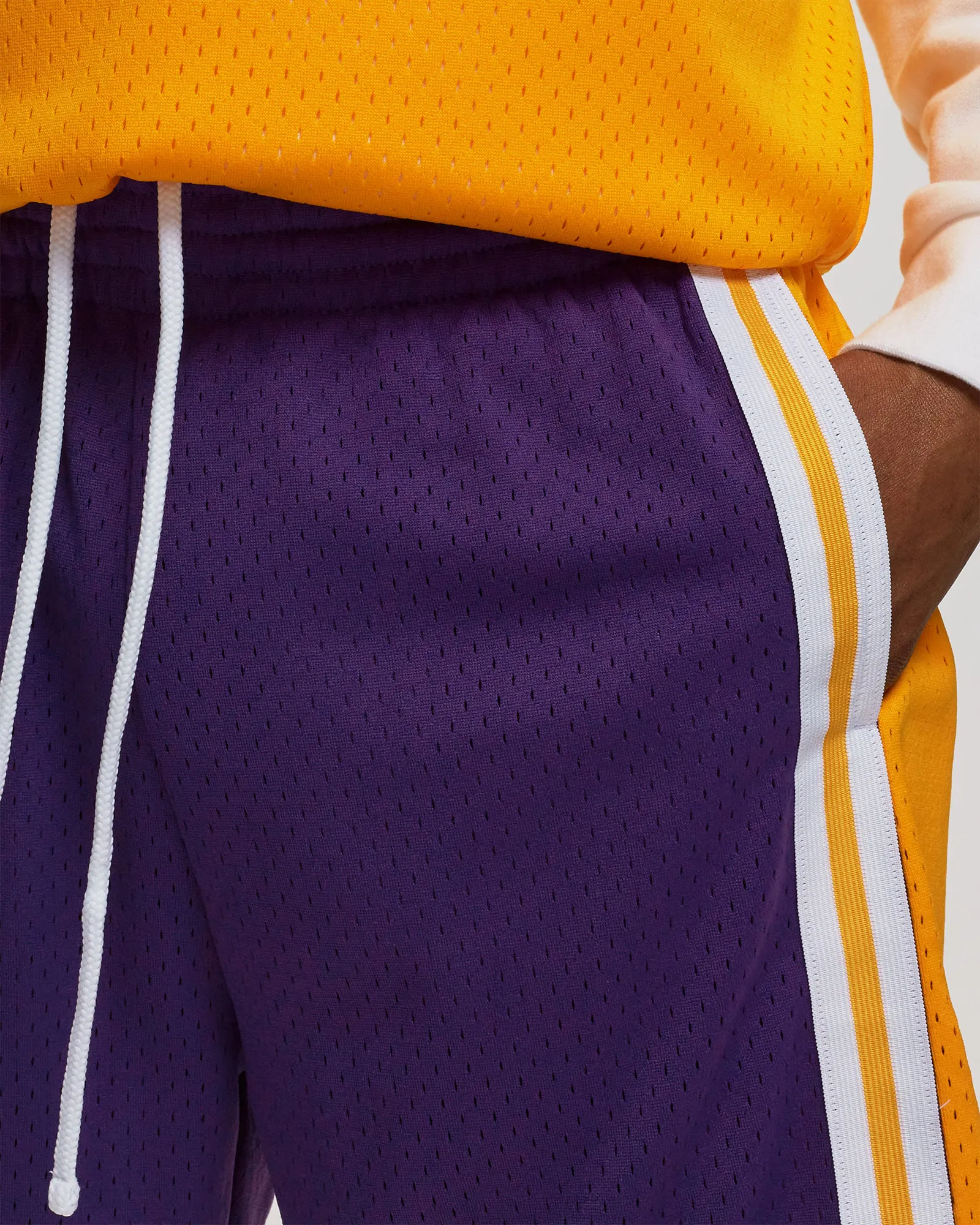 Mitchell & Ness NBA Swingman Shorts Los Angeles Lakers Road 1984-85