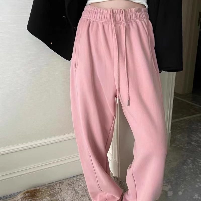 Cafamo - Harem-joggingbroek met trekkoord in de taille en fleecevoering