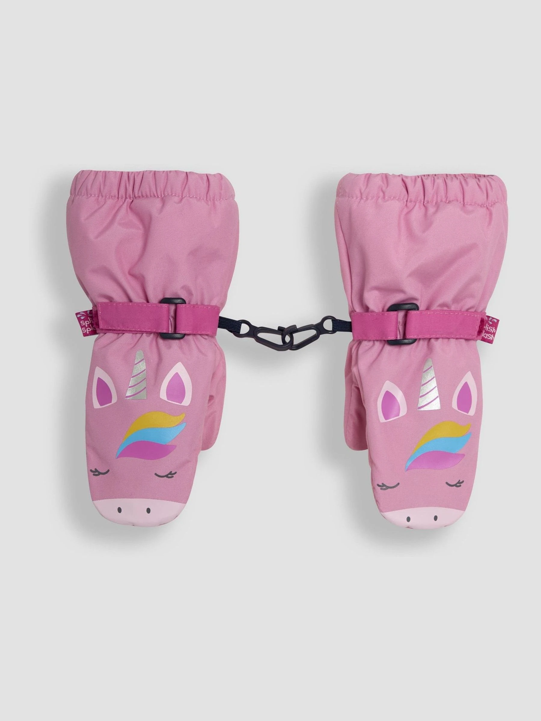 Roze met eenhoornprint - JoJo Maman Bébé Gloves