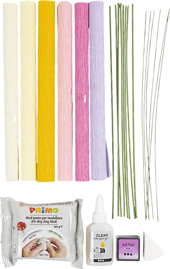 Creativ Company DIY Kit Crepepapir, Blomst