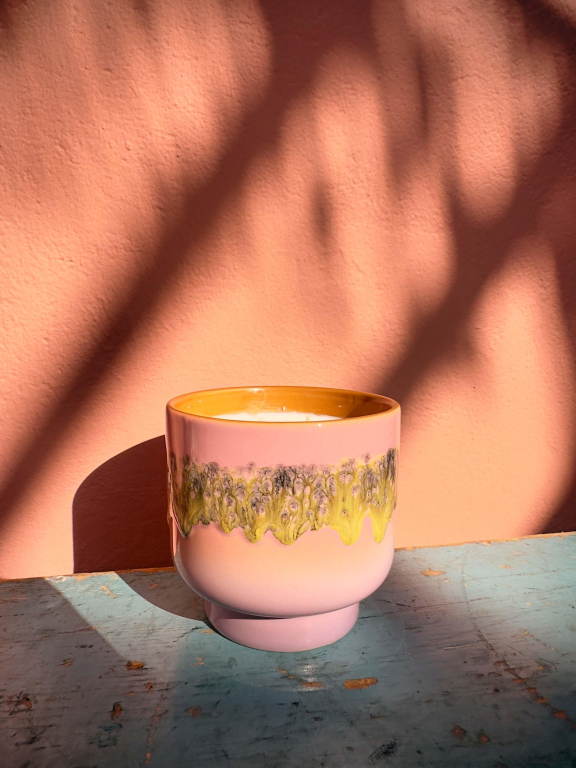 HKliving 70's Ceramic geurkaars Ø12,5 Cape town