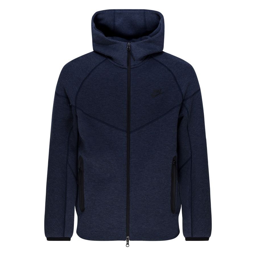 Nike Sweat à Capuche NSW Tech Fleece 24 FZ - Bleu Foncé/Noir