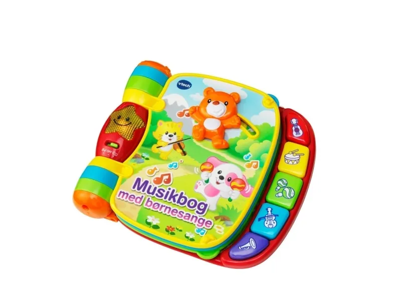 Vtech Baby musikbog med børnesange - DK