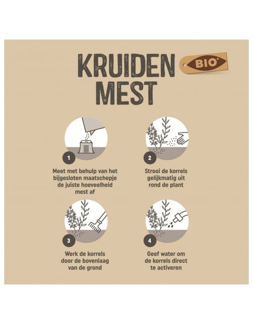 Pokon Bio Kruidenmest - Meststoffen - 1 kg