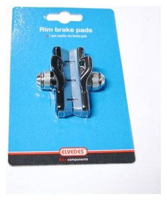 ELVEDES Jeu de plaquettes de frein sur jante 55 mm avec cartouche en aluminium