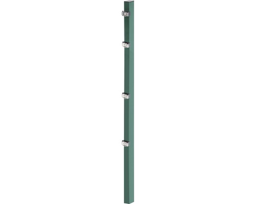 ALBERTS schuttingpaal met klemlippen voor inbetonnering, 6 x 4 x 260 cm, groen