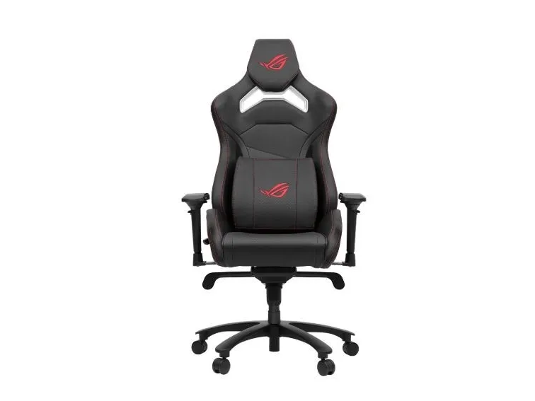 ASUS ROG Chariot Core - Stol - ergonomisk - armstøtter - T-formet - vippe - drejeled - kunstig læder