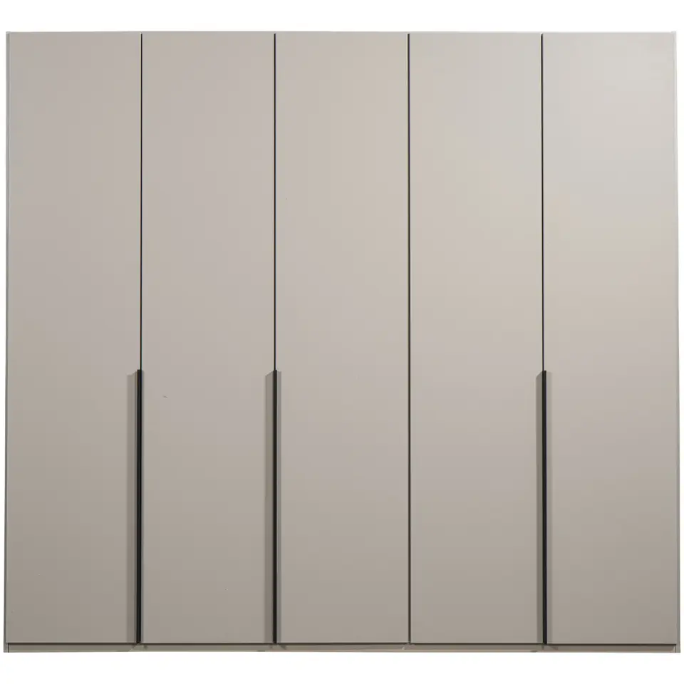 Kledingkast Milaan 5-deurs - greige - 208x225x58 cm