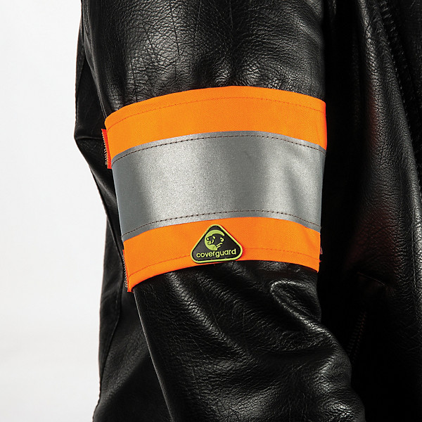 Brassard de signalisation orange lot de 10