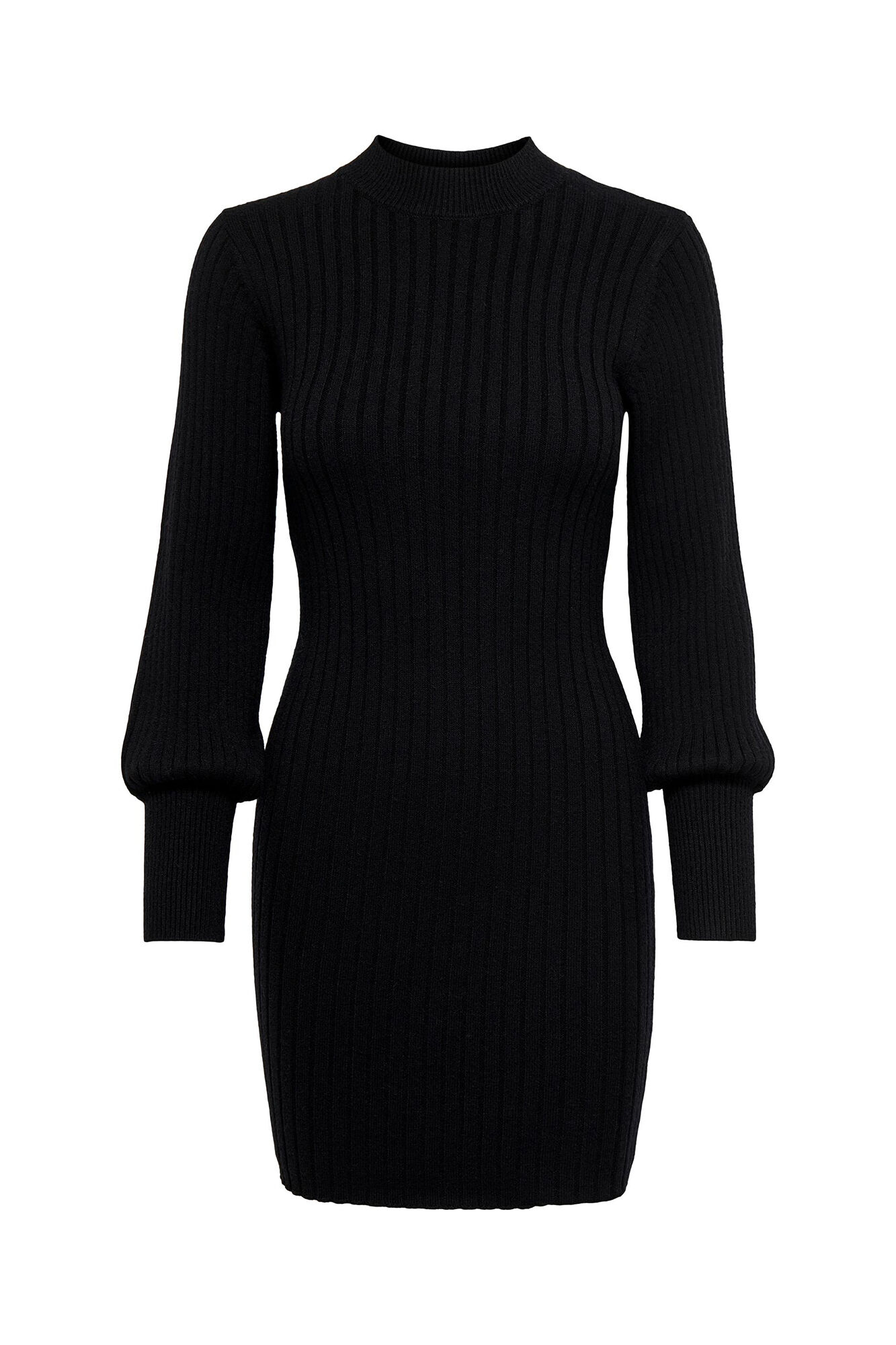 Vestido curto de tricô