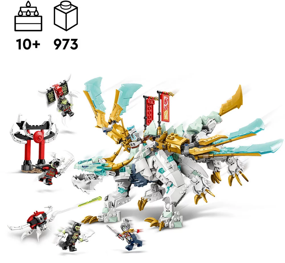 LEGO®NINJAGO® 71786 - LA CREATURE DRAGON DE GLACE DE ZANE