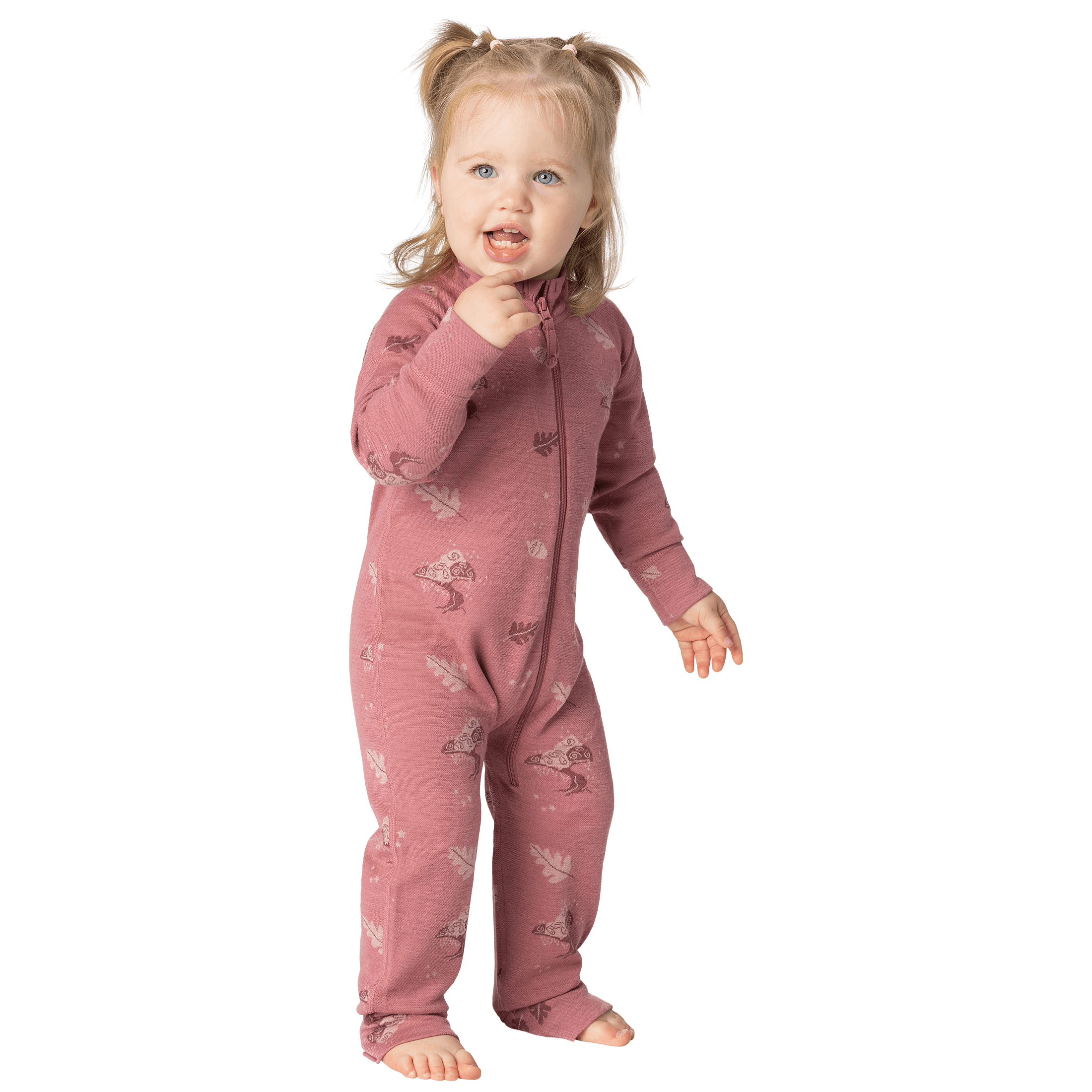 Tiny Trolls of Norway Trolleløv ulldress - Ull og ullsett