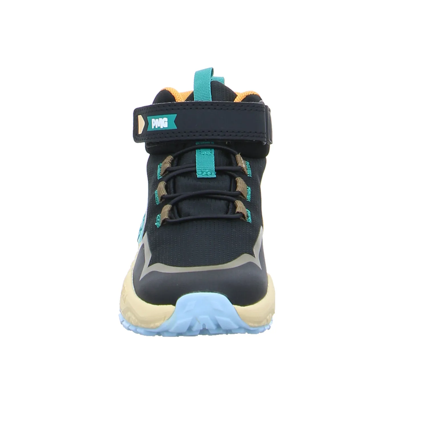 PRIMIGI Kleinkinder-Halbschuh Klett Schwarz Textil  Sneaker Übergang