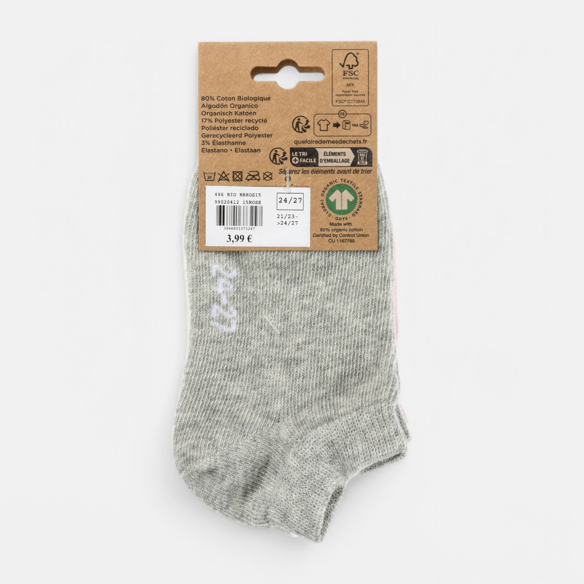 Chaussettes Enfant rose
