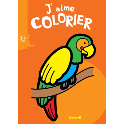 J'aime colorier (2-4 ans) (perroquet)