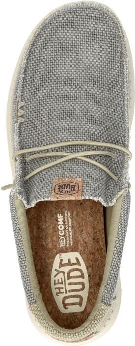 HEYDUDE Instappers Wally Braided Flannel HD40003-1YF Grijs