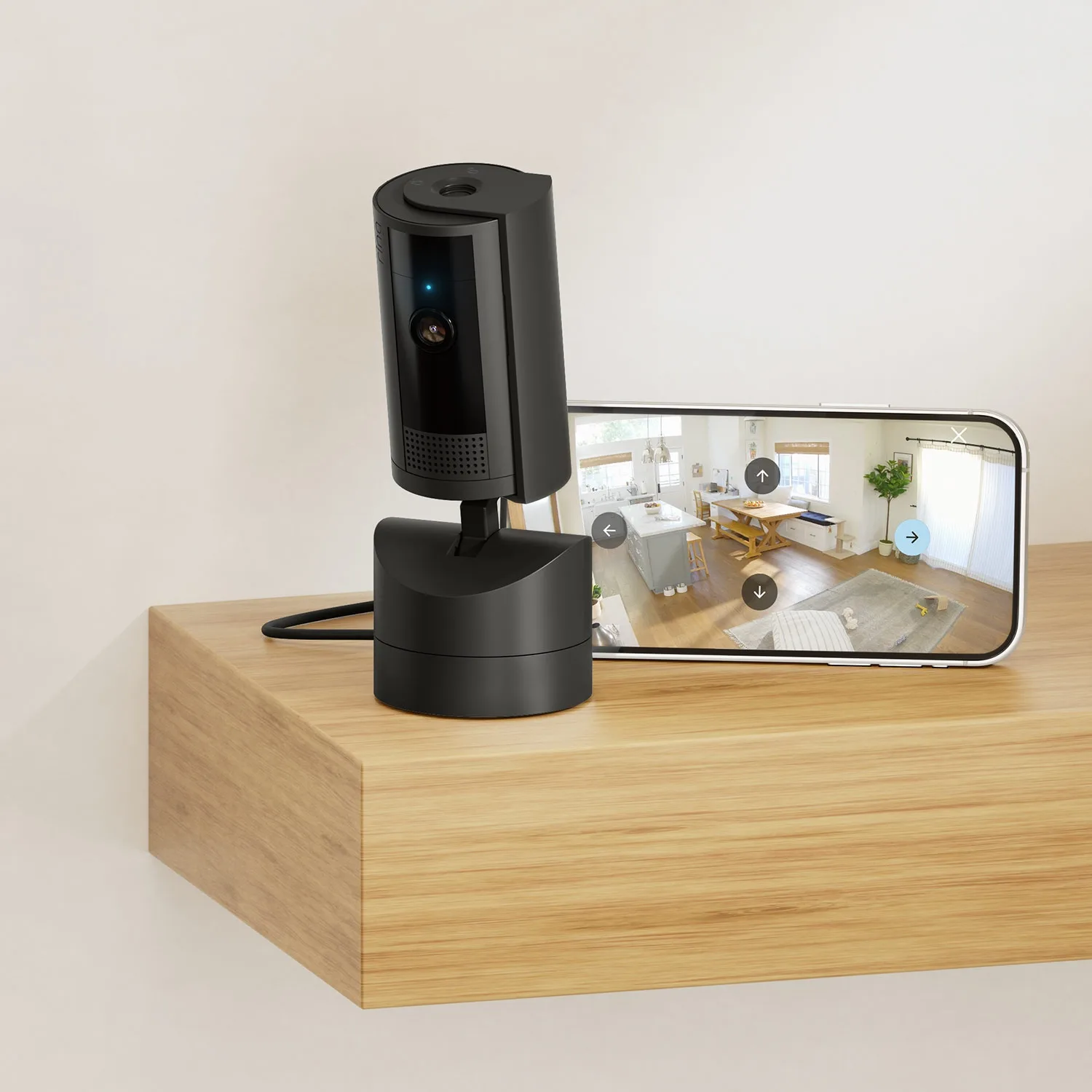 Ring Pan-Tilt Indoor Camera Noir Caméra de surveillance