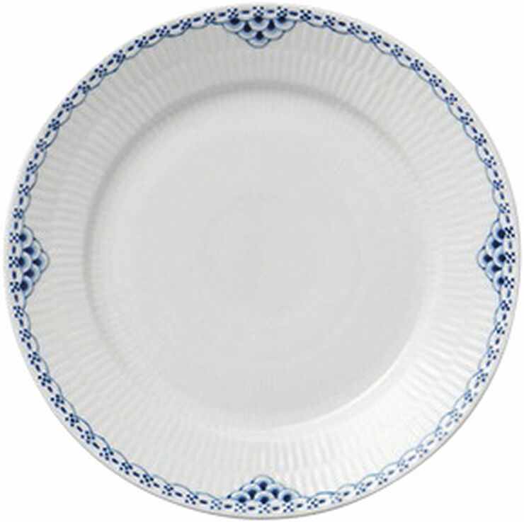 Royal Copenhagen Prinsesse 22 cm. tallerken Blå