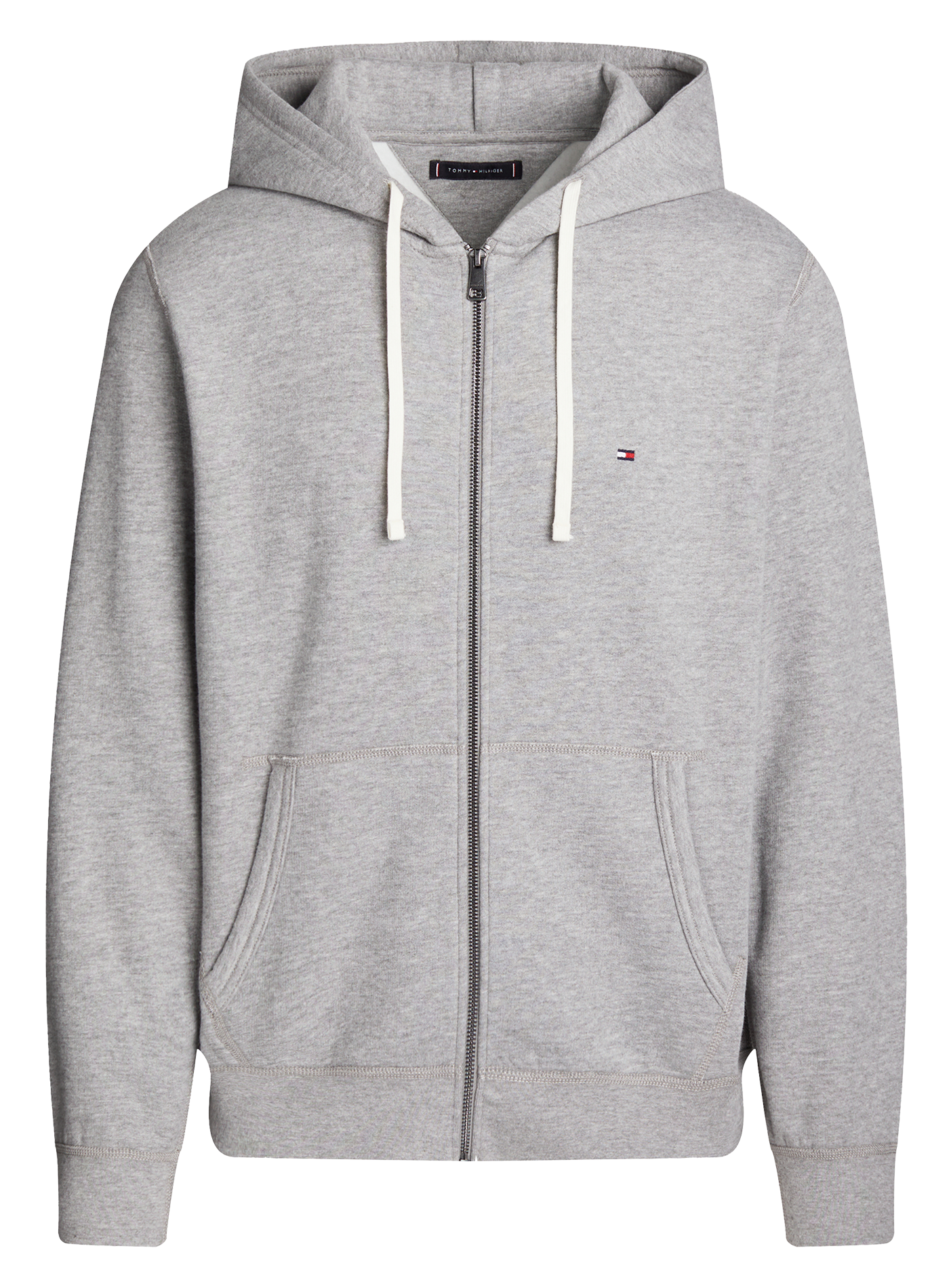 Sweat col rond en coton mélangé | Gris