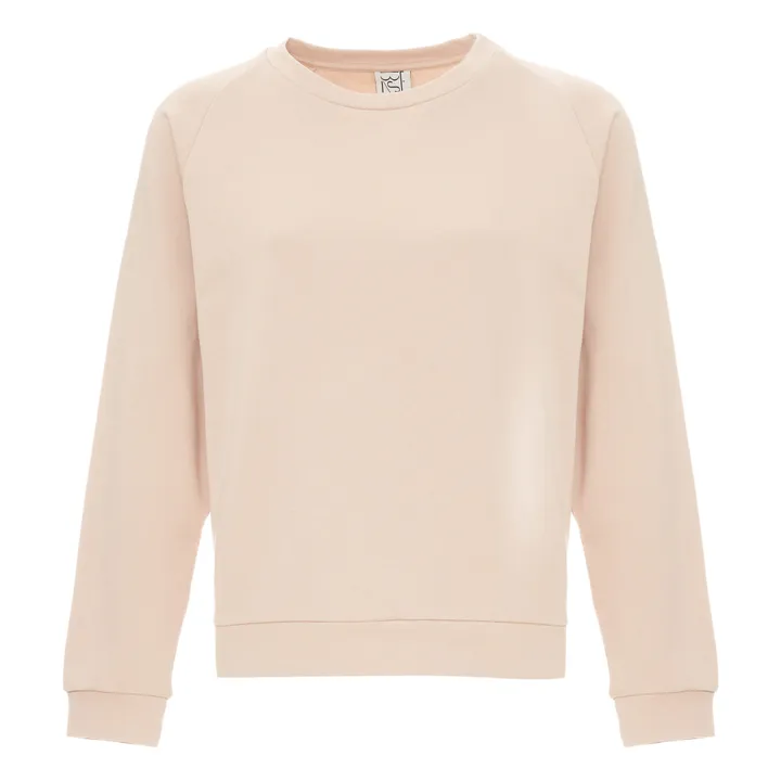 Baserange Sweat Basic Coton Bio | Beige Nude