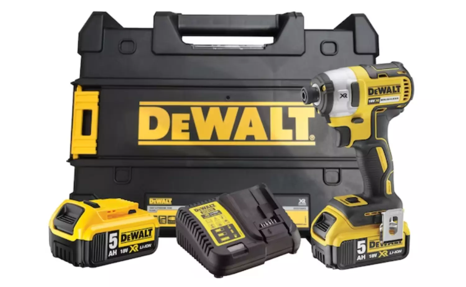 DeWALT DCF887P2 18V Li-Ion accu slagschroevendraaier set (2x 5.0Ah accu) in TSTAK - koolborstelloos