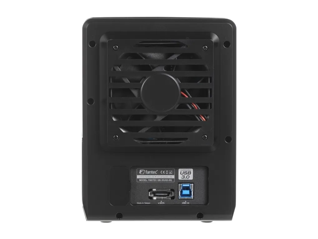 FANTEC QB-35US3-6G - Harddisk-array - 4 bays (SATA-600) - SATA 3Gb/s, USB 3.0 (ekstern)