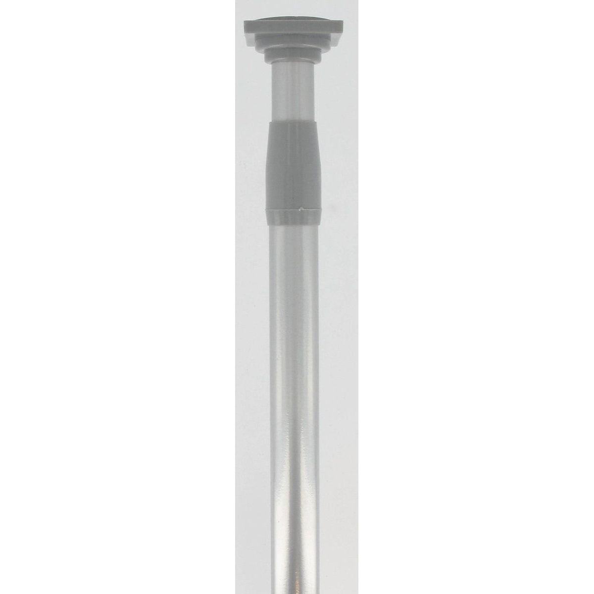 TRINGLE EXTENSIBLE ENTRE MURS D22 135 250CM ARGENT