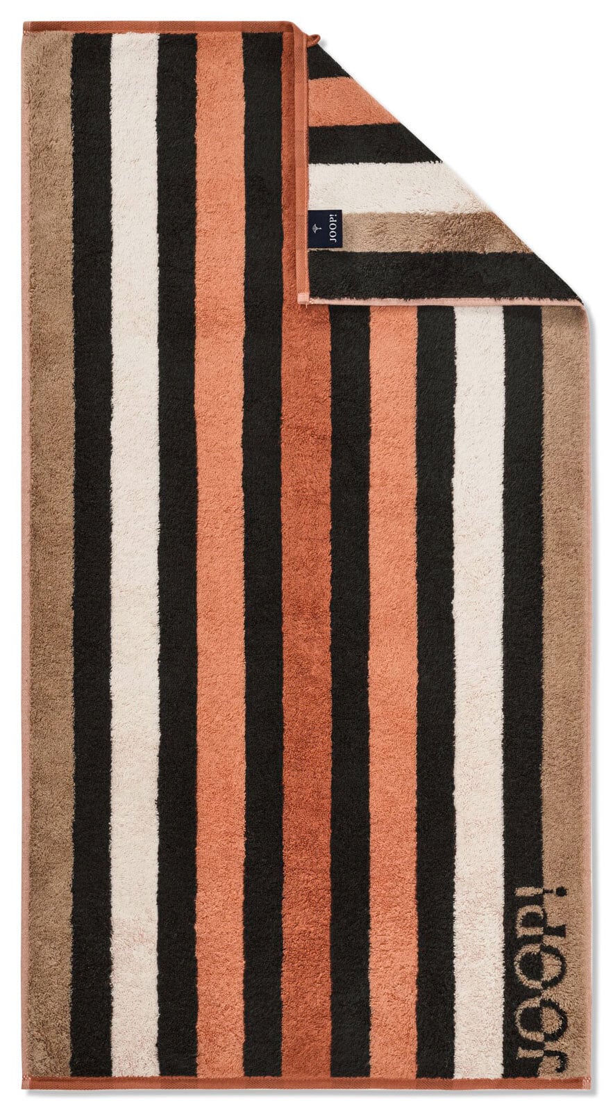 JOOP! Duschtuch TONE STRIPES 80 x 150 cm kupferfarbig