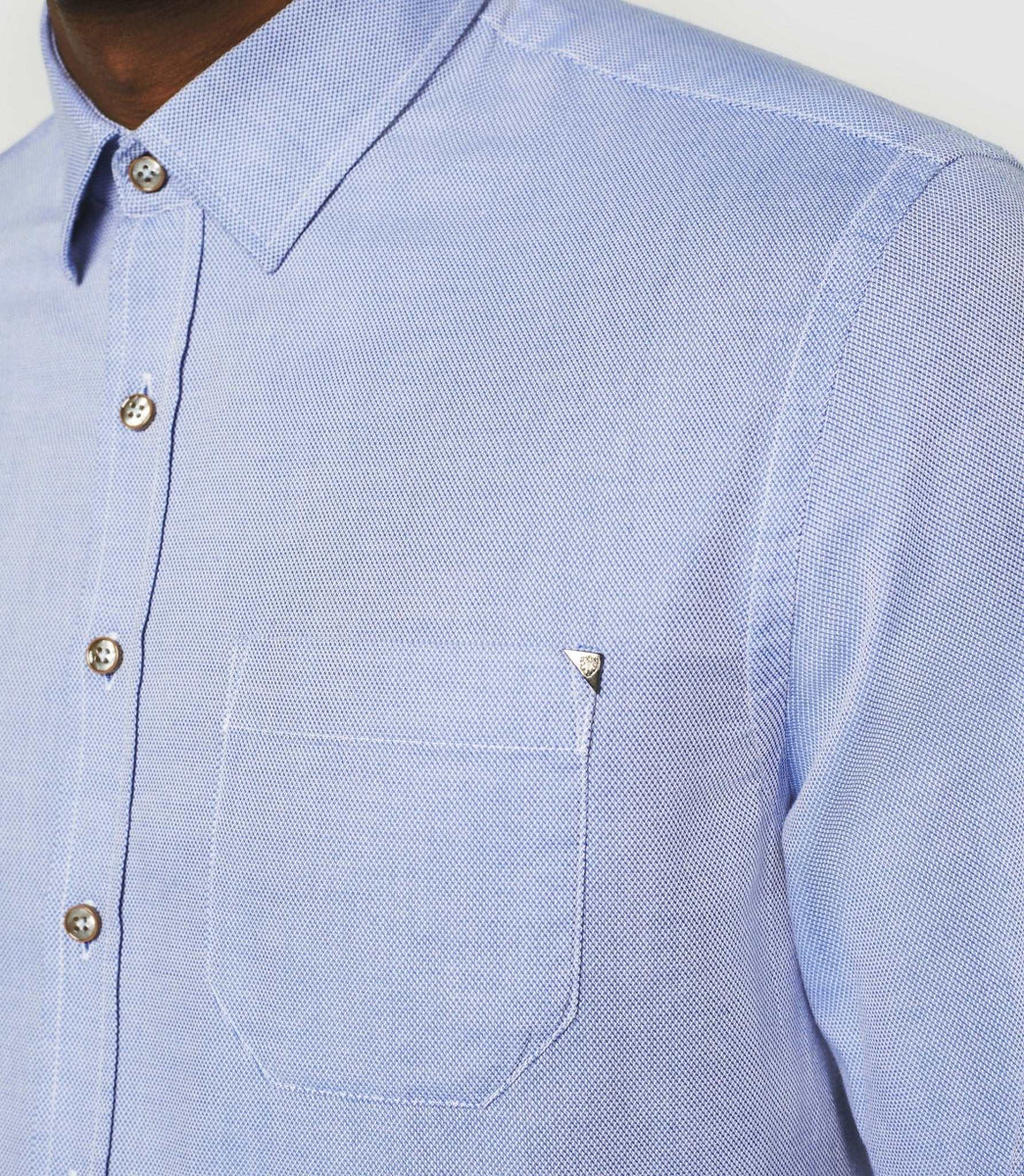 Chemise casual bleu ciel 