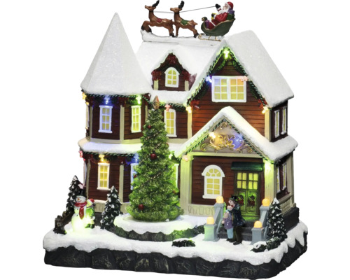 LED Scenery Konstsmide Huis met Boom 27,5 x 19,5 x 28,5 cm Veelkleurig