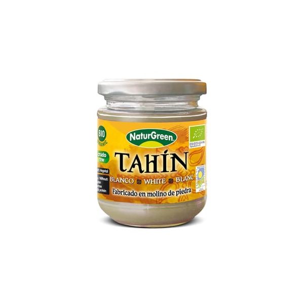 NaturGreen Tahín Puré de Sésamo Branco Bio 300g