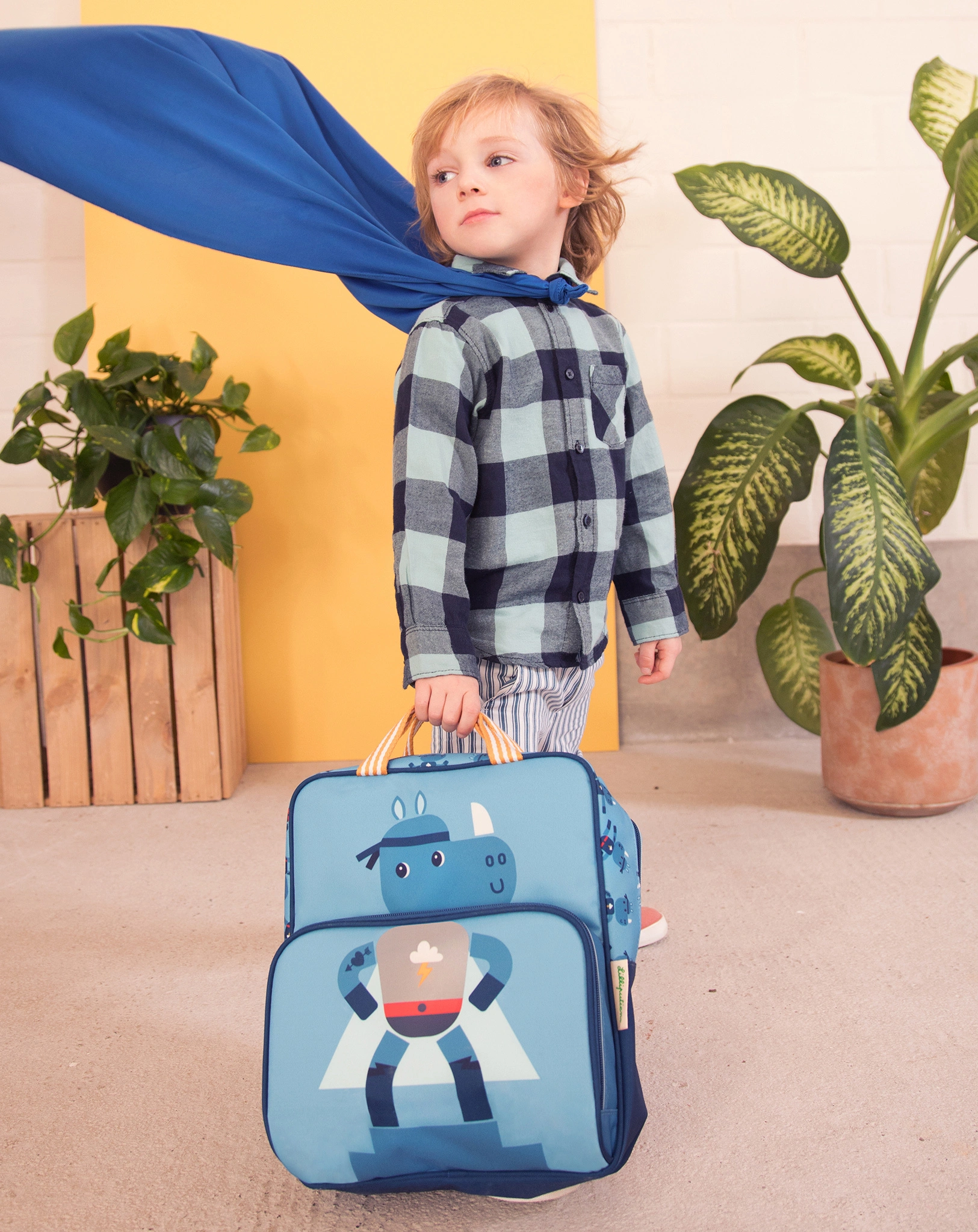 Lunch-Bag MARIUS (26.5×31.5x13) in blau