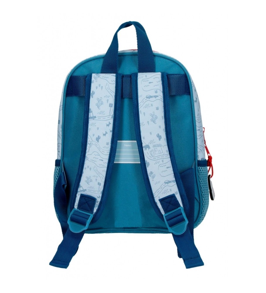 Disney Mochila Mickey Road Trip 28cm azul