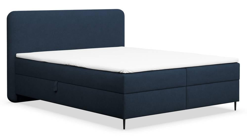 NADUVI Collection Boxspring Contero chenille 160 x 200 cm met