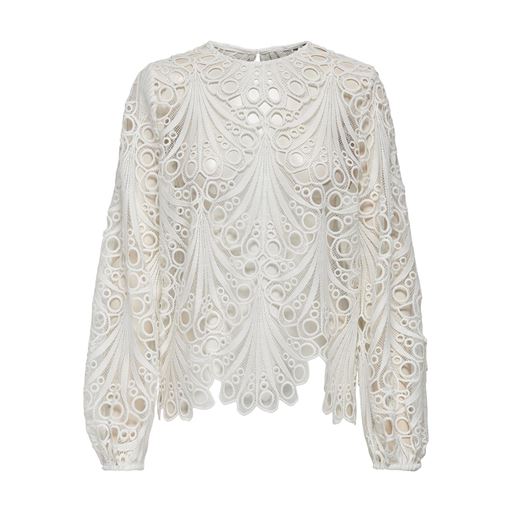 ONLY Vilma Bluse, Cloud Dancer, S