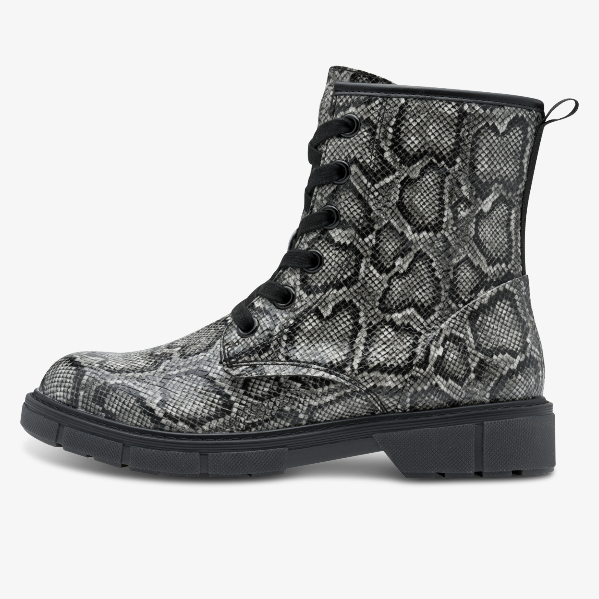 MARCO TOZZI Damen Schnürstiefeletten grau