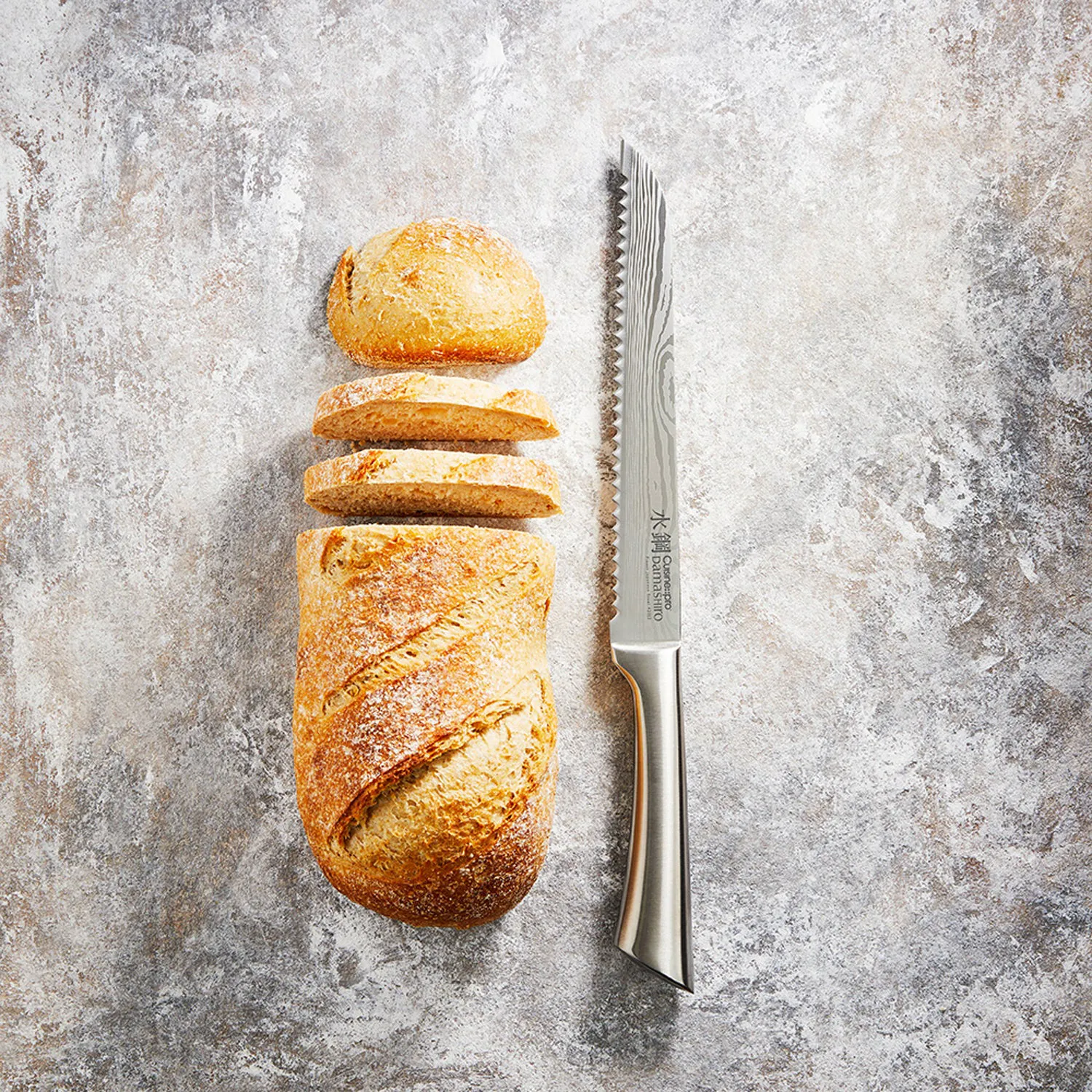 THE CUSTOM CHEF™ Damashiro® Brødkniv
