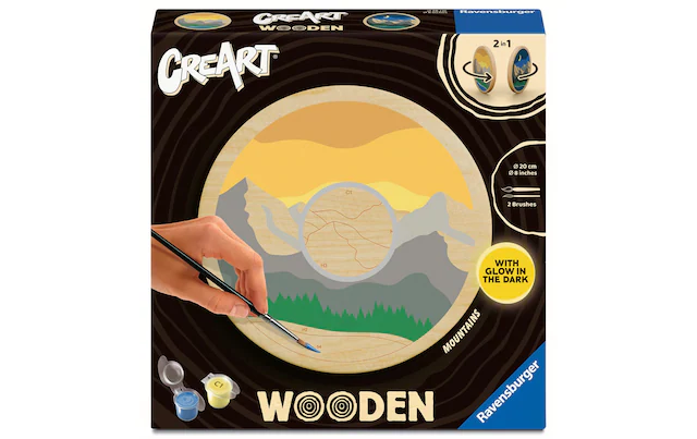 Ravensburger Malen nach Zahlen »CreArt Wooden – Berge«