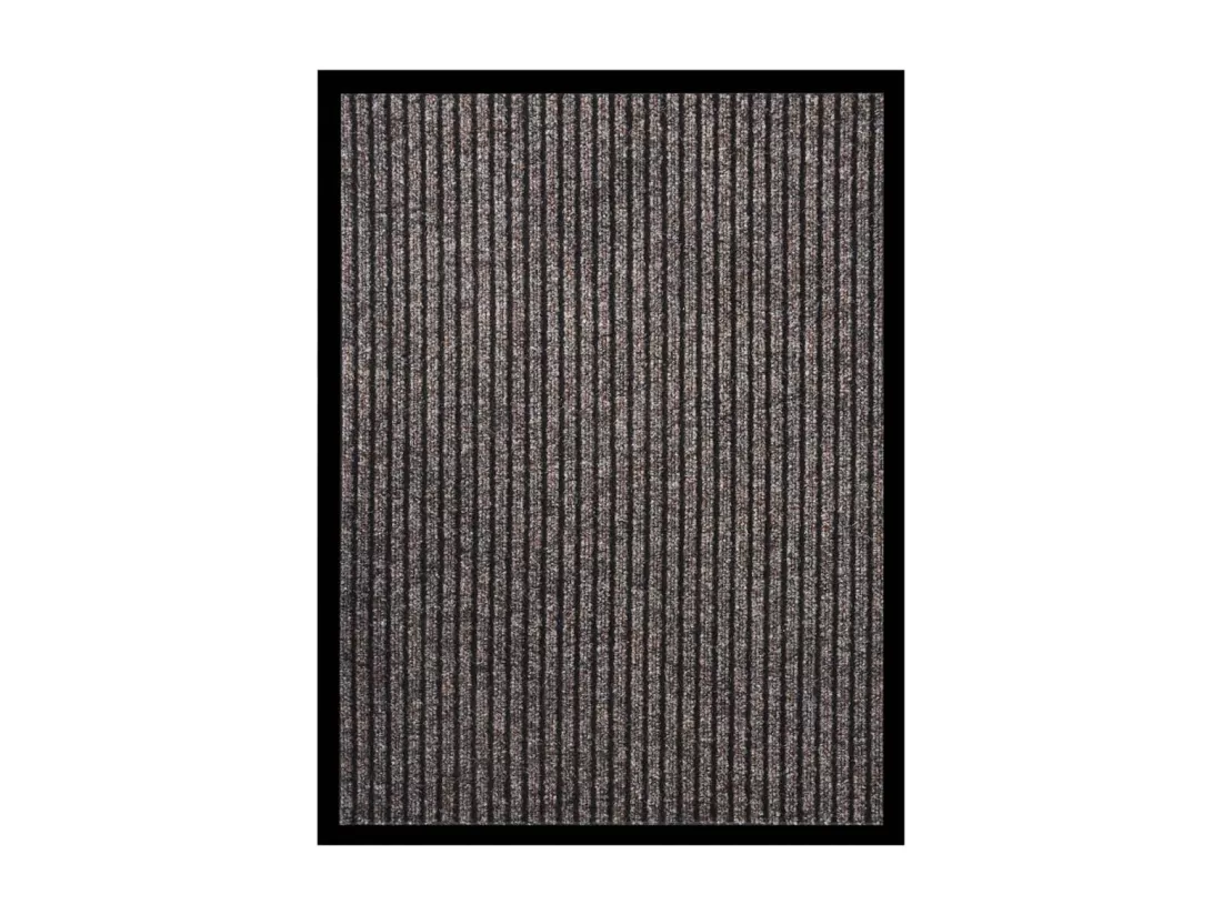 Paillasson rayé Beige 60x80 cm
