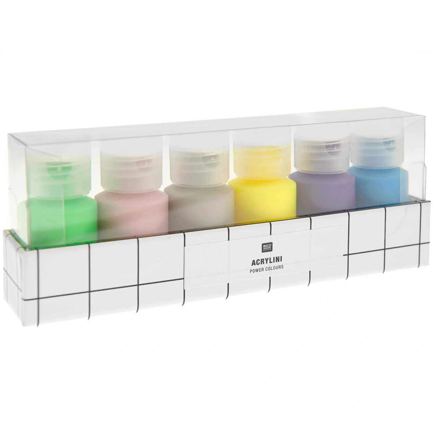 Acryl-Farben ACRYLINI (6x22ml) in power colours