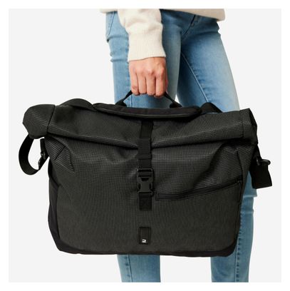 Sacoche de Porte-Bagages Réfléchissante Riverside Besace Velo 500 20L